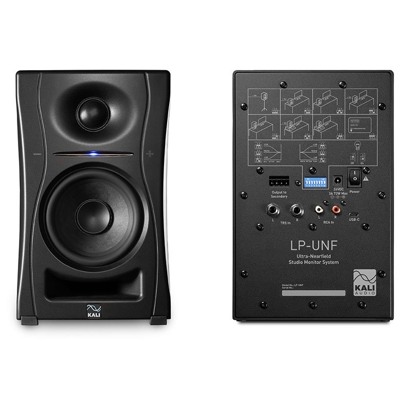Aktivni studijski monitori KALI AUDIO LP-UNF (4.5" woofer, Bluetooth 5.1, USB-C) crni, par-1