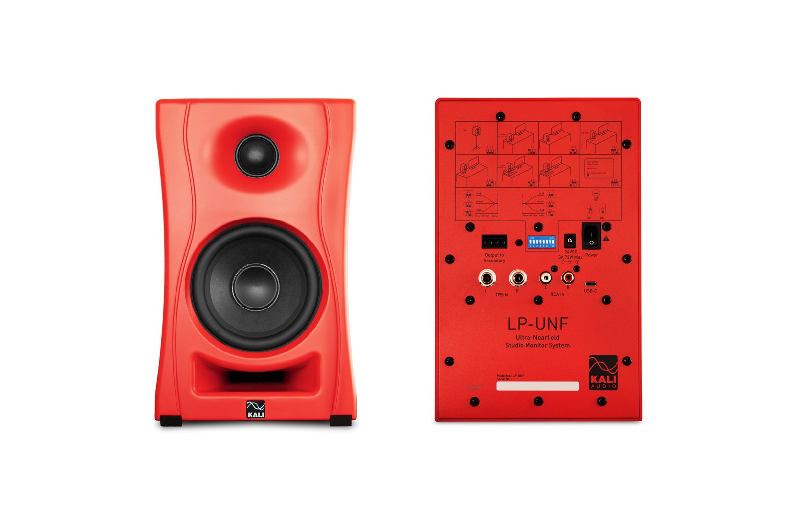 Aktivni zvučnici KALI AUDIO LP-UNF-R (4", Bluetooth, crveni)-10