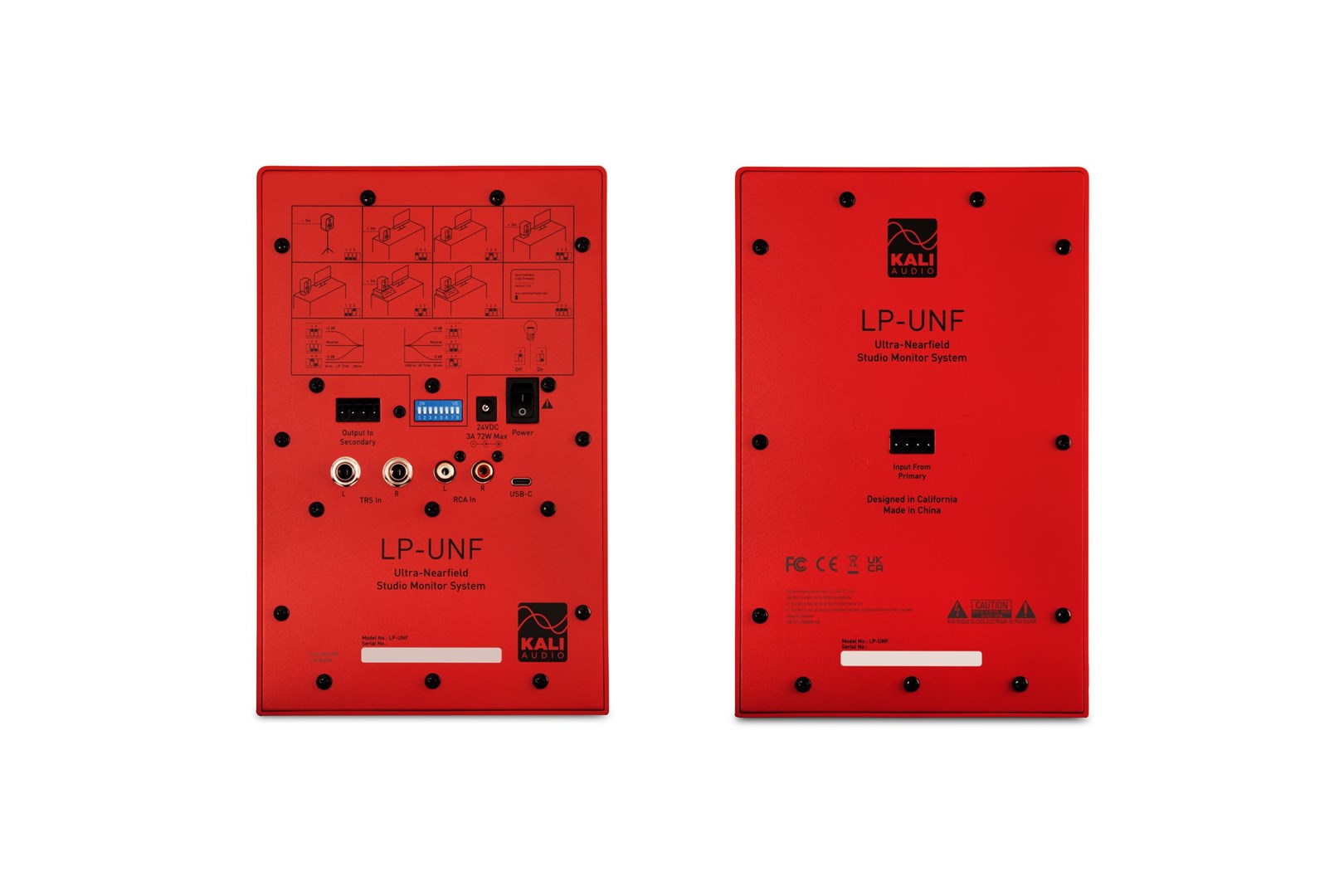 Aktivni zvučnici KALI AUDIO LP-UNF-R (4", Bluetooth, crveni)-9