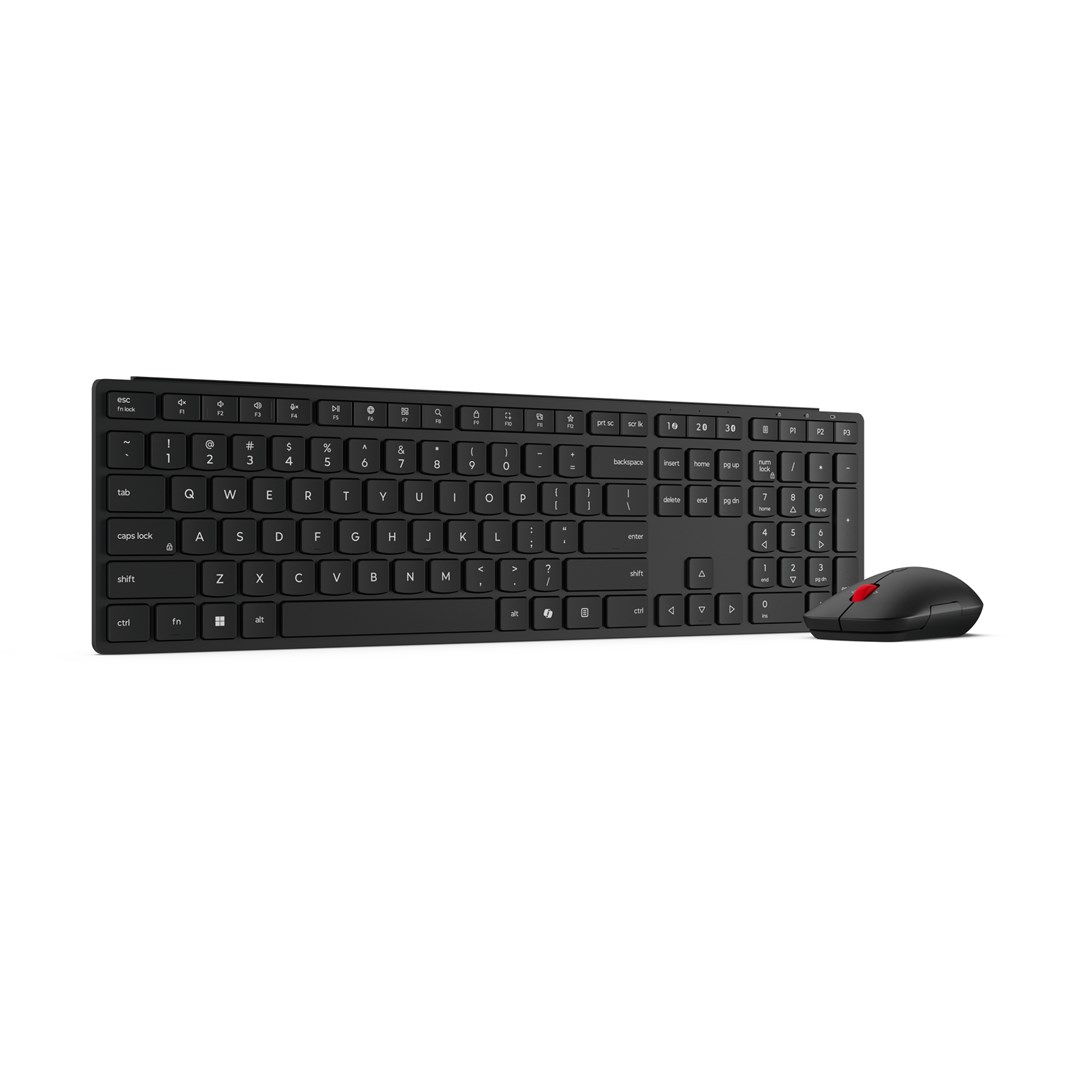 Lenovo 4X31S04848 keyboard Mouse included Office RF Wireless + Bluetooth Belgian Black-4