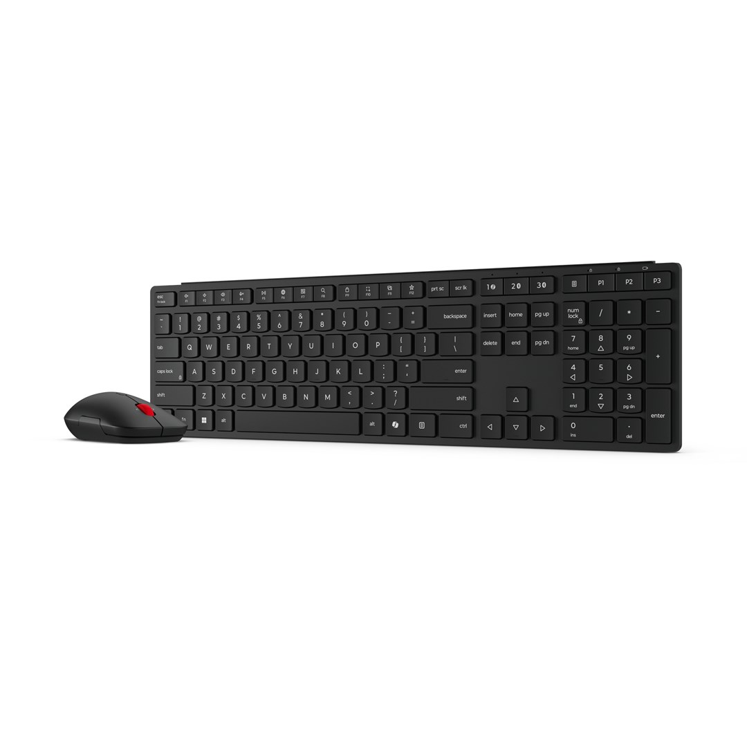 Lenovo 4X31S04848 keyboard Mouse included Office RF Wireless + Bluetooth Belgian Black-3
