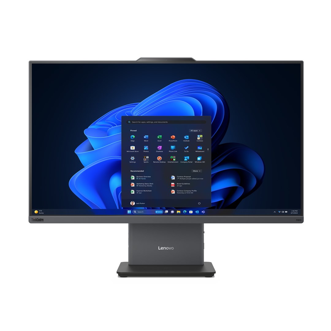 All-in-One računalo LENOVO ThinkCentre neo 50a 27 Gen 5 (27" FHD Touch, Intel Core 5 210H, 16 GB, 512 GB SSD, Windows 11 Pro, non-HR tipkovnica, siva boja)
