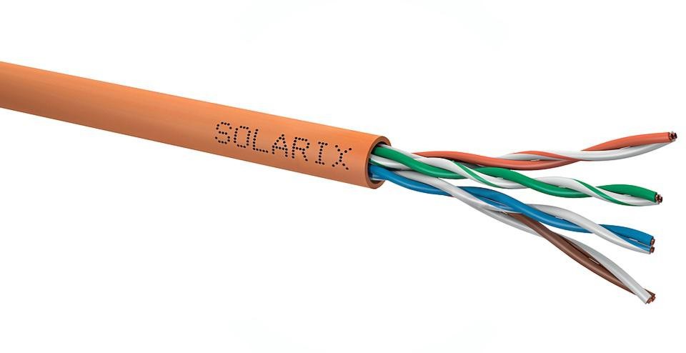 Mrežni kabel SOLARIX Cat.5E UTP LSOHFR B2ca (305m, CPR B2ca-s1,d1,a1)