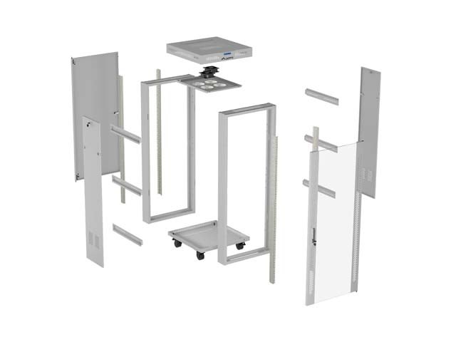 Samostojeći mrežni ormar LANBERG 19" 32U 600x600mm-1