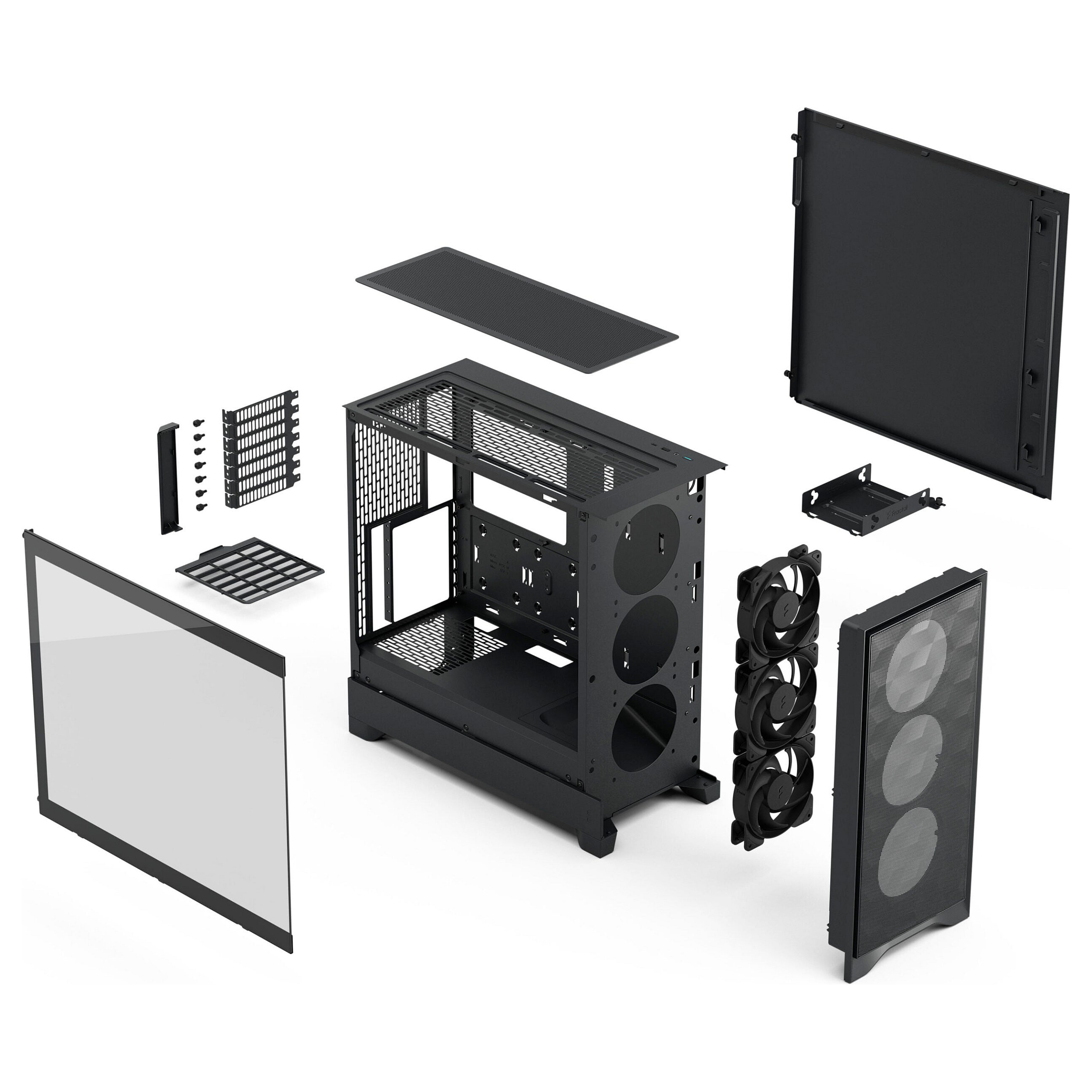 Kućište za računalo FRACTAL DESIGN Pop Air Black TG Clear Tint-5