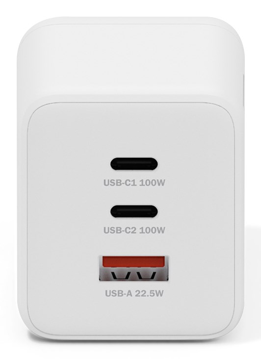 USB GaN punjač DIGITUS 100W (2x USB-C, 1x USB-A, PD 3.0)-4