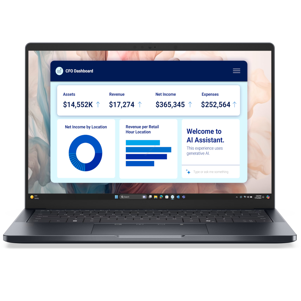 Laptop DELL Latitude 7450 (14.0" FHD+, Intel Core Ultra 5, 16 GB, 512 GB SSD, 5G)