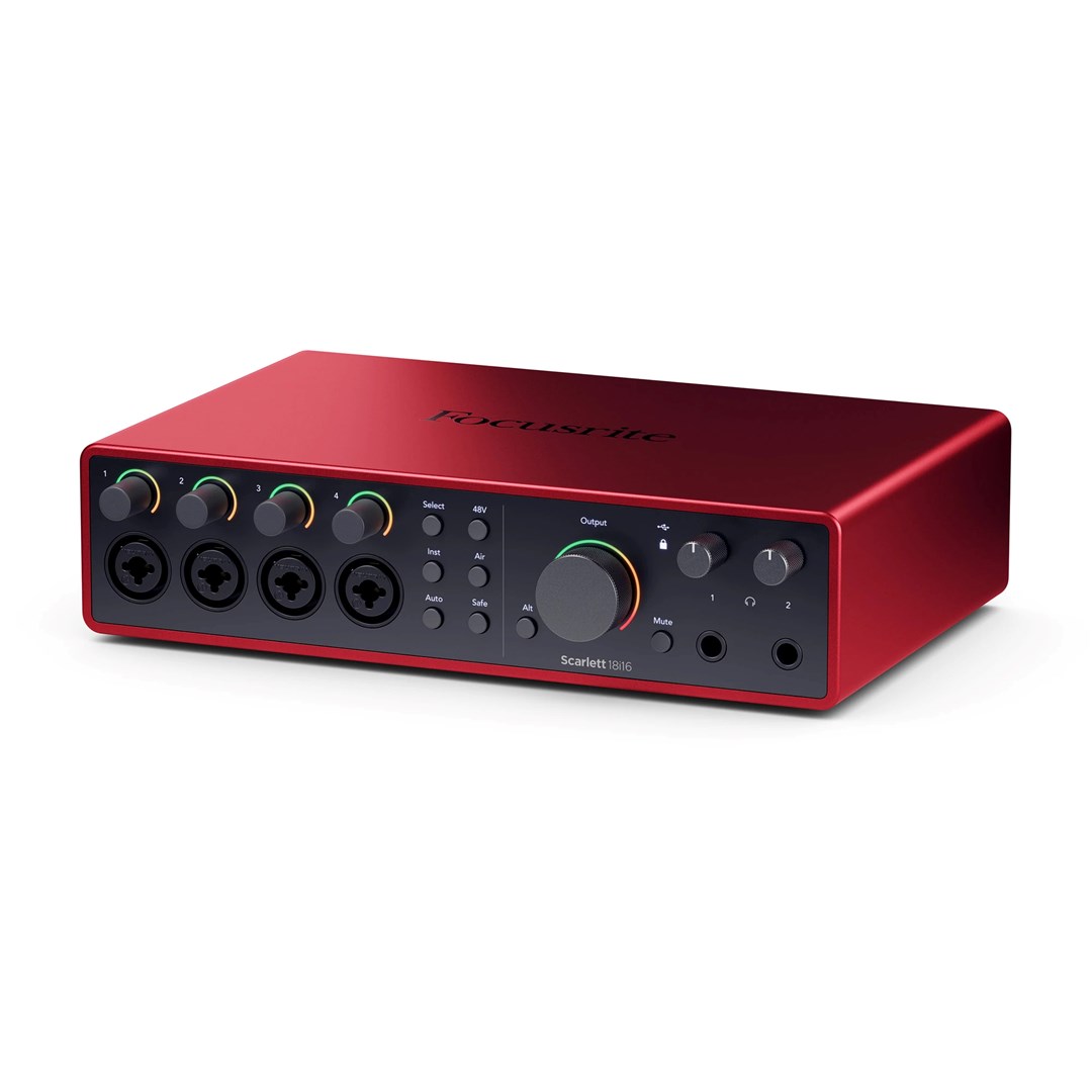 Audio sučelje FOCUSRITE Scarlett 18i20 4th Gen (24-bit/192kHz, 8 pretpojačala, ADAT, MIDI)-2