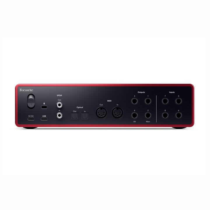 Audio sučelje FOCUSRITE Scarlett 18i20 4th Gen (24-bit/192kHz, 8 pretpojačala, ADAT, MIDI)-4