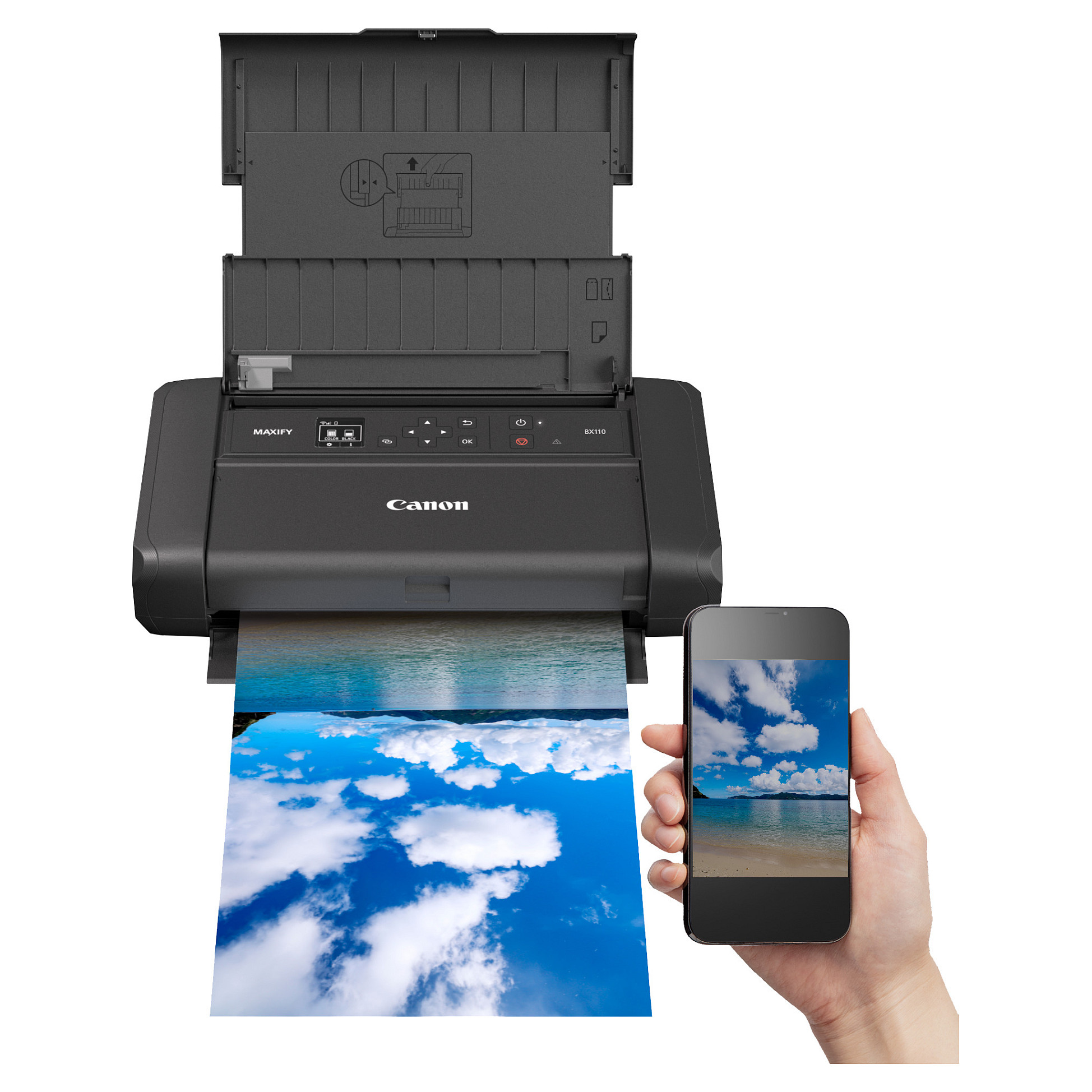 Multifunkcijski pisač CANON MAXIFY BX110 (4-u-1, A4, Wi-Fi, Ethernet, ADF)-11