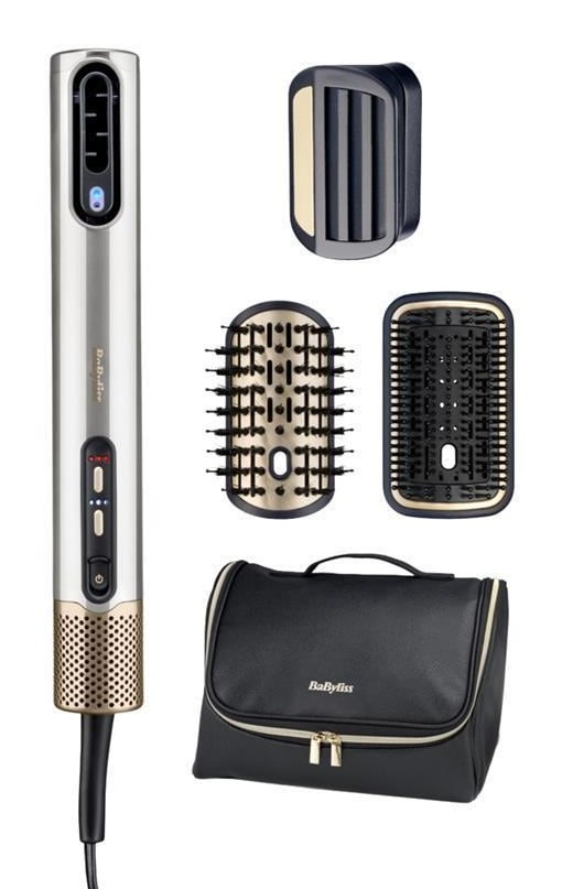 BaByliss AS6555E hair styling tool Hair styling kit Airflow Gold, Silver 2.5 m