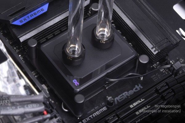 Blok za vodeno hlađenje procesora ALPHACOOL Eisblock XPX Pro Aurora (Digital RGB, crna boja)-5