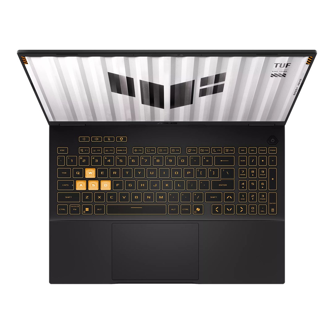 Laptop ASUS TUF Gaming F16 FX608JMR (16", IPS, WUXGA, Intel Core i5-14450HX, 16 GB, 512 GB SSD, NVIDIA GeForce RTX 5060, Windows 11, Non-HR tipkovnica, Jaeger Grey)-4