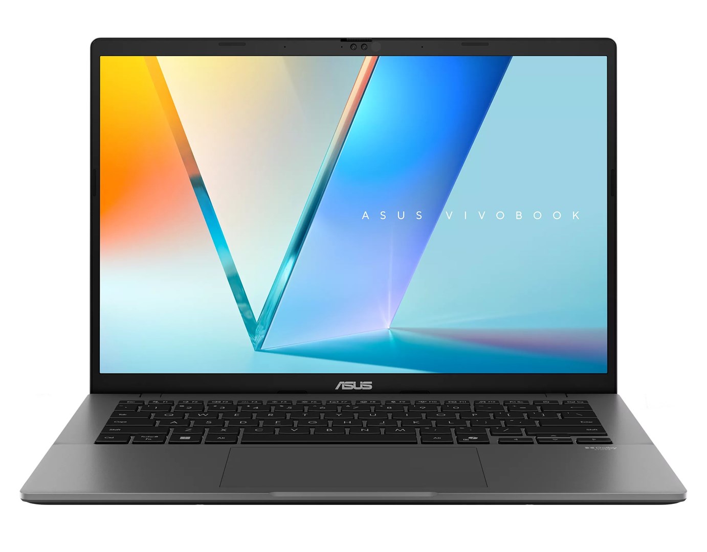 Laptop ASUS Vivobook Go 14 (14", IPS, WUXGA, AMD Ryzen 5 7520U, 16 GB, 512 GB SSD, AMD Radeon Graphics, Windows 11 Home, Non-HR tipkovnica, siva)-1