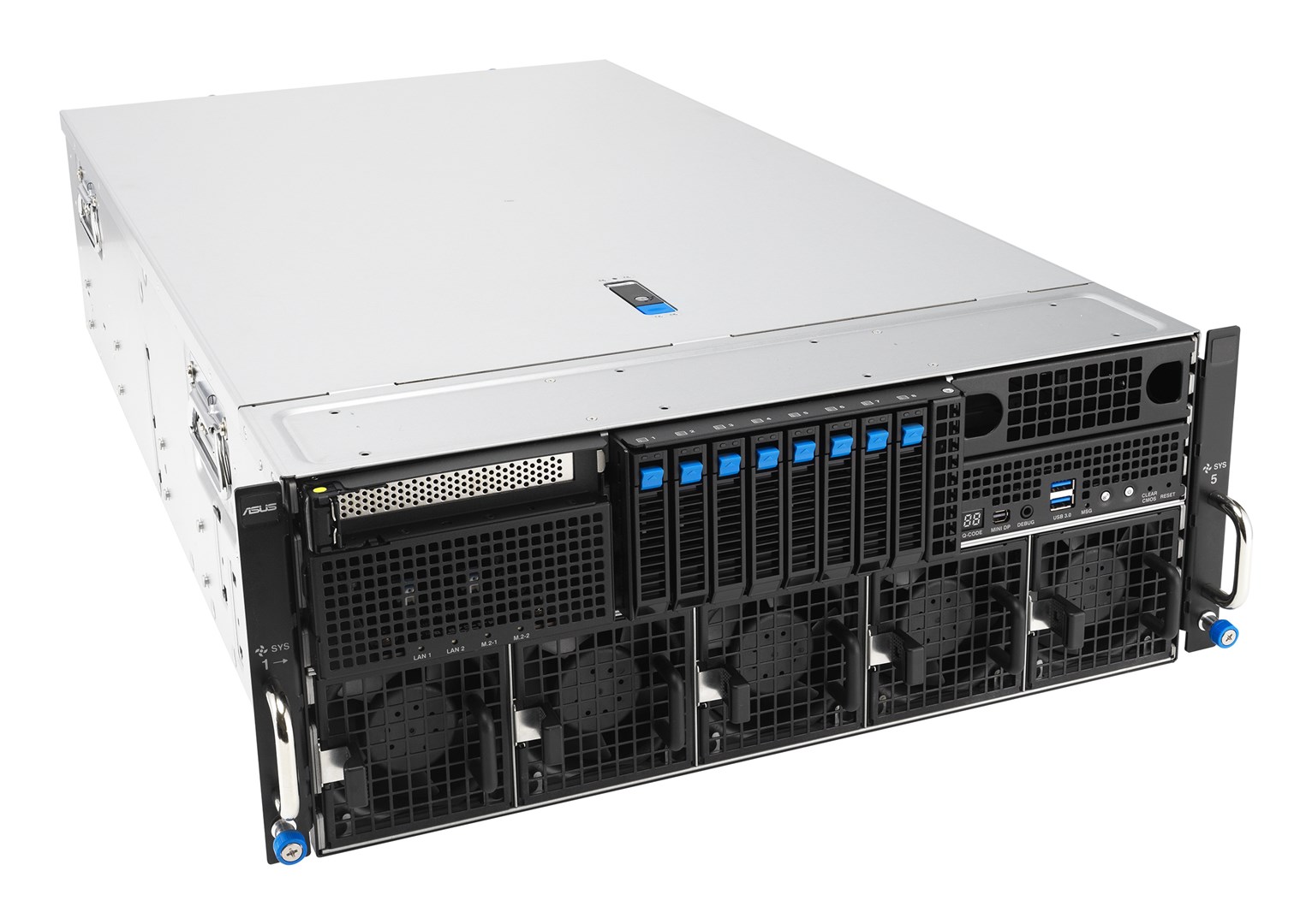GPU Server ASUS ESC8000A-E13P (4U, 2x AMD EPYC 9004, 8x GPU podrška)-1