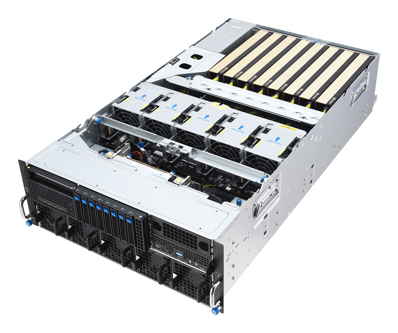 GPU Server ASUS ESC8000A-E13P (4U, 2x AMD EPYC 9004, 8x GPU podrška)-11