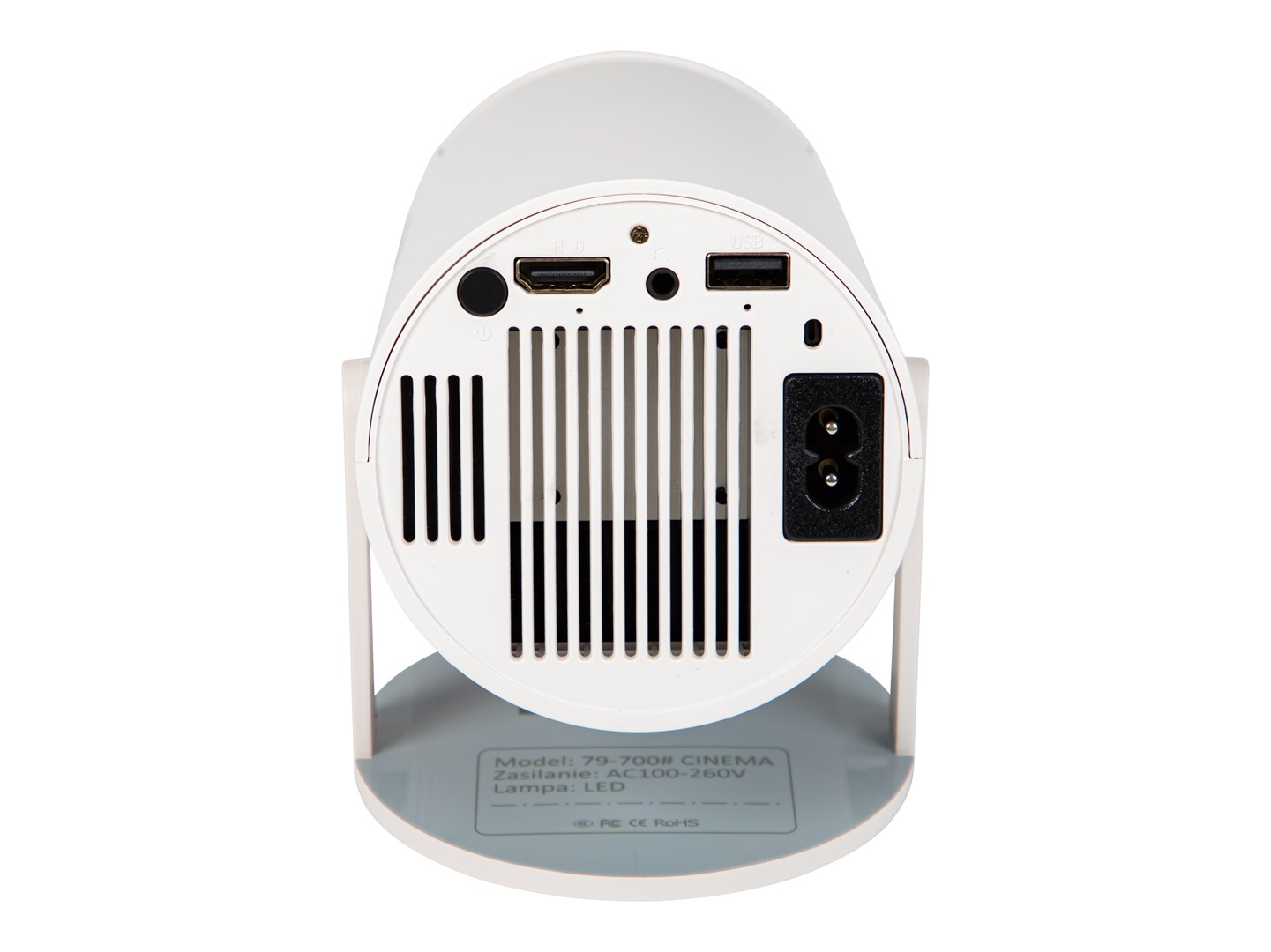Prijenosni projektor BLOW AndroidTV FullHD Cinema, bijeli-5