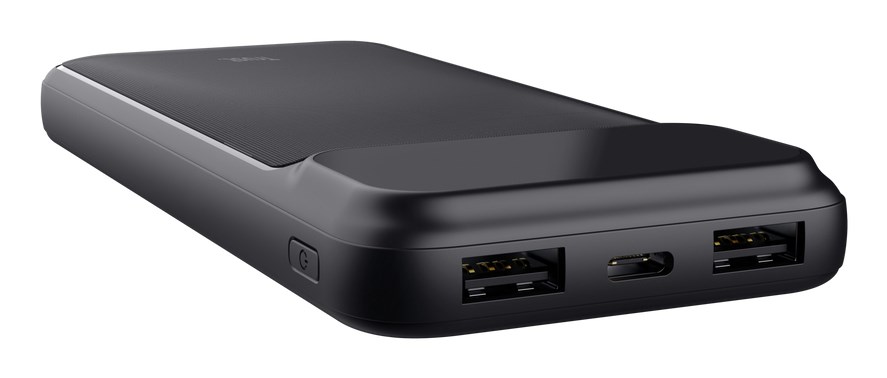 Prijenosni punjač TRUST Primo ECO (10000 mAh, 15W, USB-C, 2x USB-A, crni)-0
