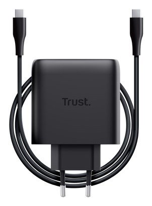 Punjač TRUST Maxo 65W (2x USB-C, GaN, Power Delivery)-0