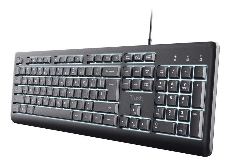 Tipkovnica TRUST Primo Illuminated (USB, US layout, LED osvjetljenje)-0