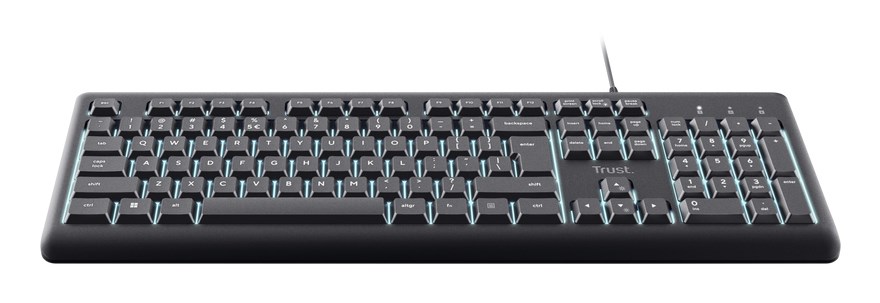 Tipkovnica TRUST Primo Illuminated (USB, US layout, LED osvjetljenje)-1