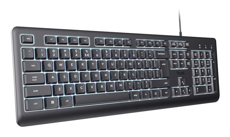 Tipkovnica TRUST Primo Illuminated (USB, US layout, LED osvjetljenje)-2