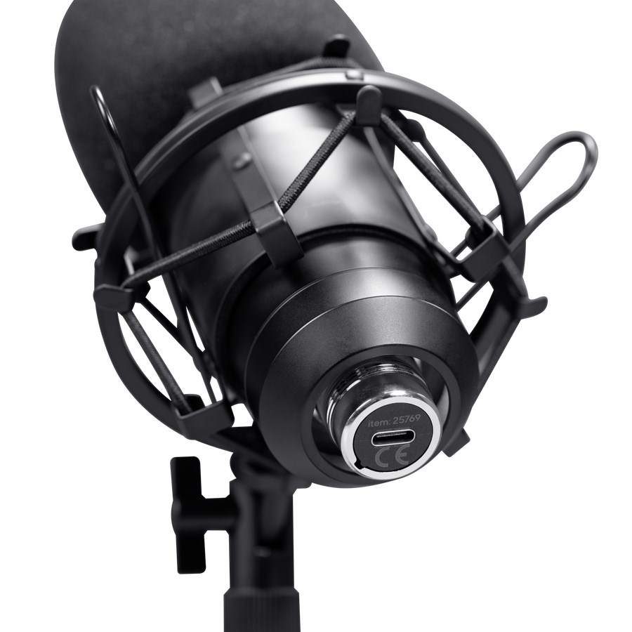Studijski mikrofon TRUST GXT 269 Emita II (USB, kardioidni uzorak, pop filter, shock mount)-5