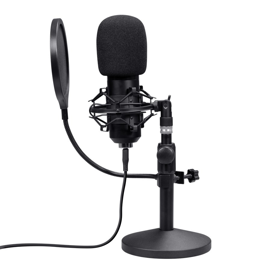 Studijski mikrofon TRUST GXT 269 Emita II (USB, kardioidni uzorak, pop filter, shock mount)-4