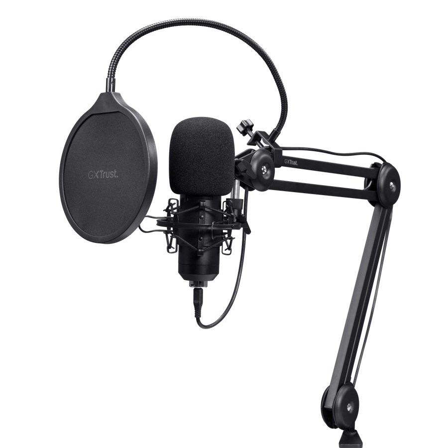Mikrofon TRUST GXT 270 Emita II+ (USB, kondenzatorski, za podcast)