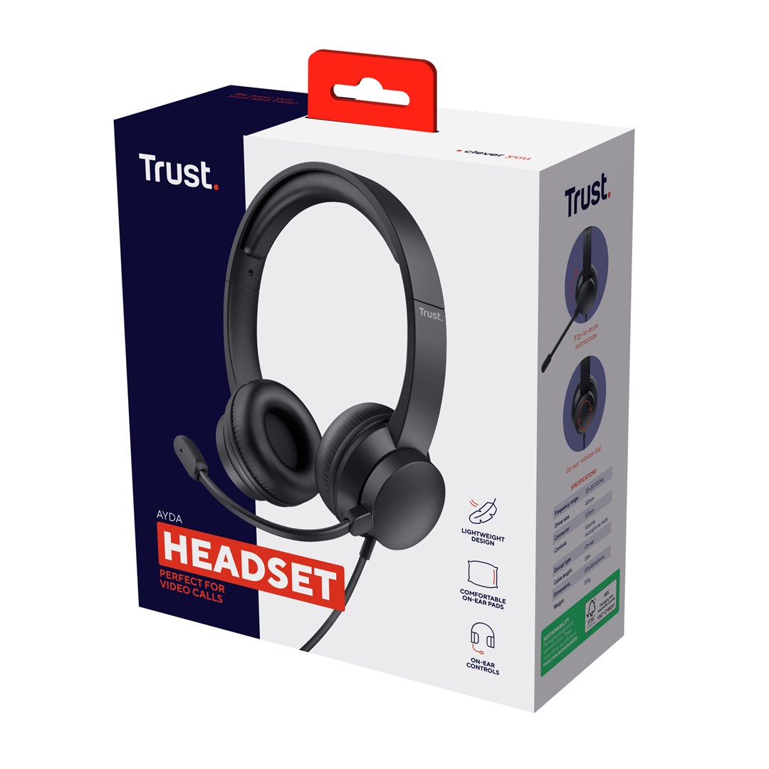 Slušalice TRUST Ayda (3.5mm, mikrofon, on-ear)-5
