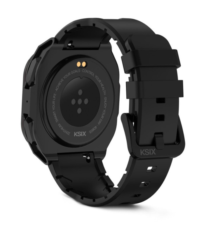 Pametni sat KSIX Zenthium, 1.32" AMOLED, 30 dana baterija, IP68, crni-4