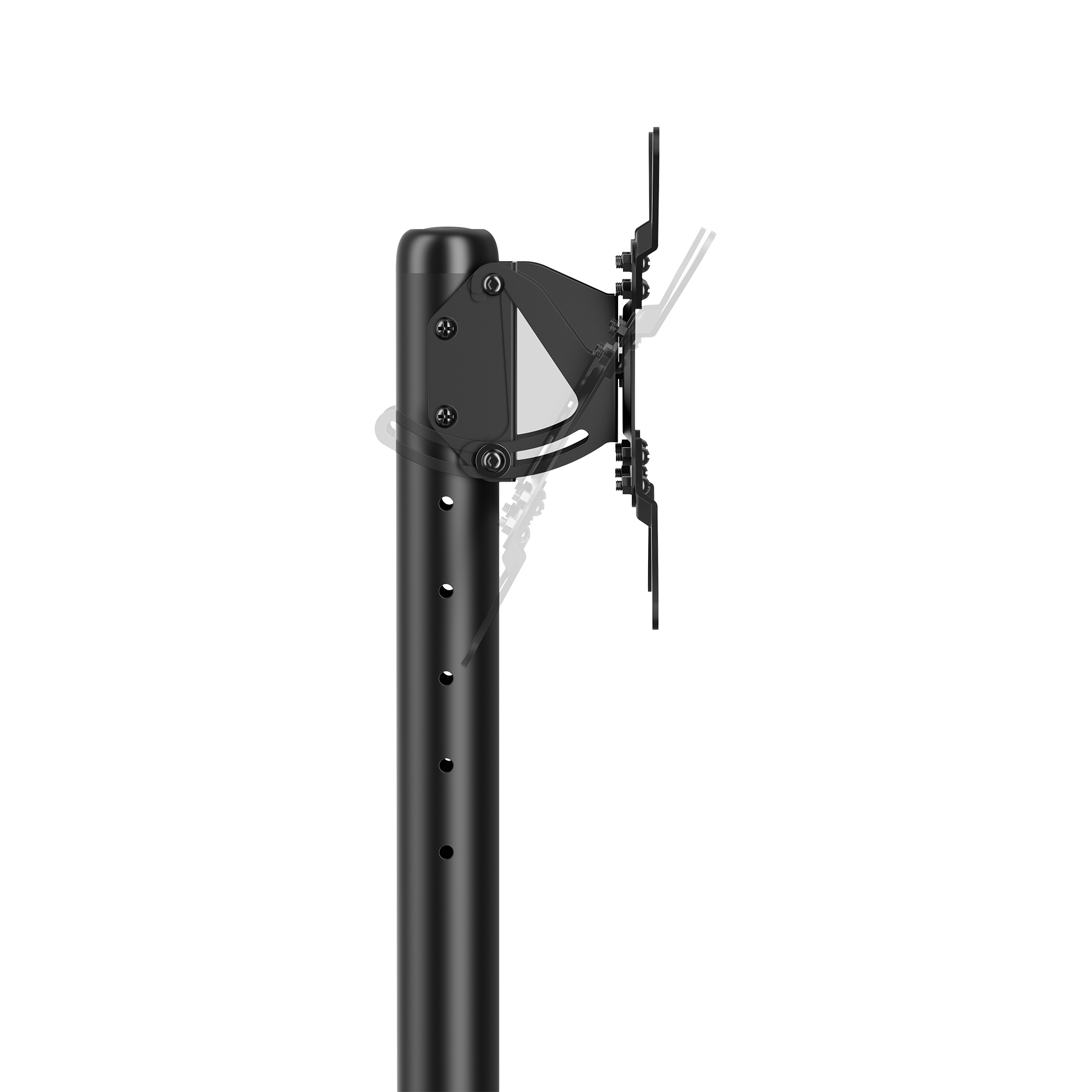 Podni mobilni stalak SBOX FS-622 (13"–50", do 20kg, mat crni)-9