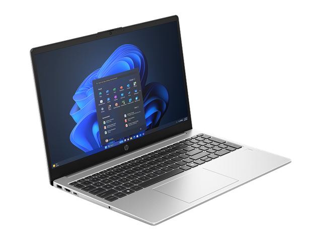 Laptop HP 250R G10 (15,6", IPS, 1920 × 1080, Intel Core 5 120U, 8 GB, 512 GB SSD, Intel Graphics, FreeDOS, HR, srebrni)