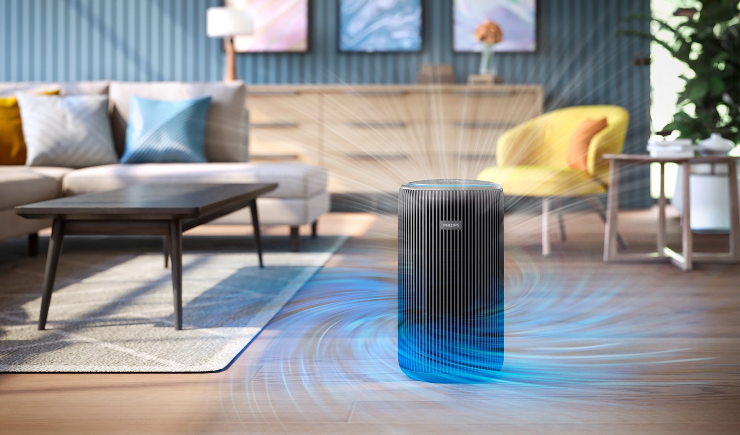 Pročišćivač zraka PHILIPS 4000i Series AC4221/11, do 156 m², HEPA filter, Wi-Fi-3