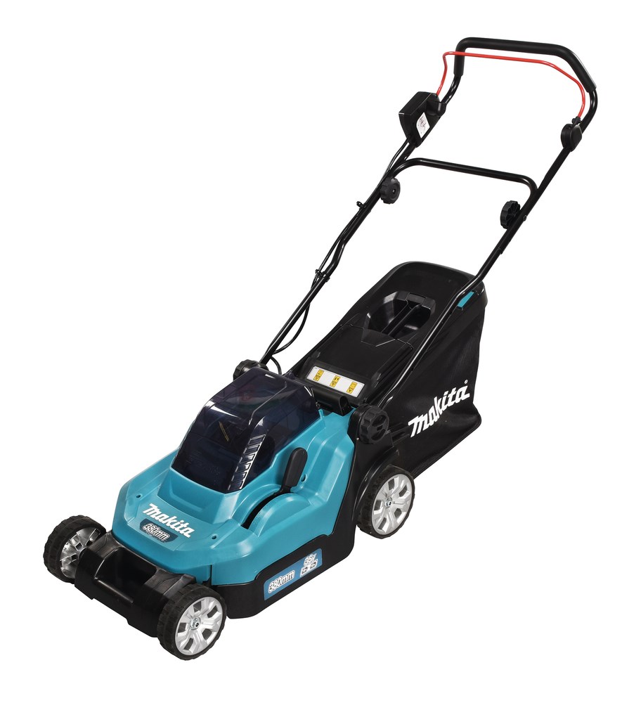 Akumulatorska kosilica MAKITA DLM382PM2 (38 cm, 2x18V, 2x 4.0Ah baterije, punjač)