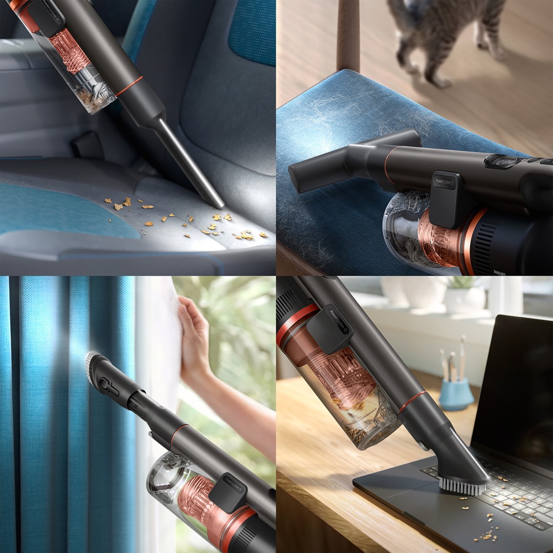 Štapni usisavač PHILIPS 7000 Series Aqua XC7163/01 (Usisavanje i brisanje, 80 min)-3