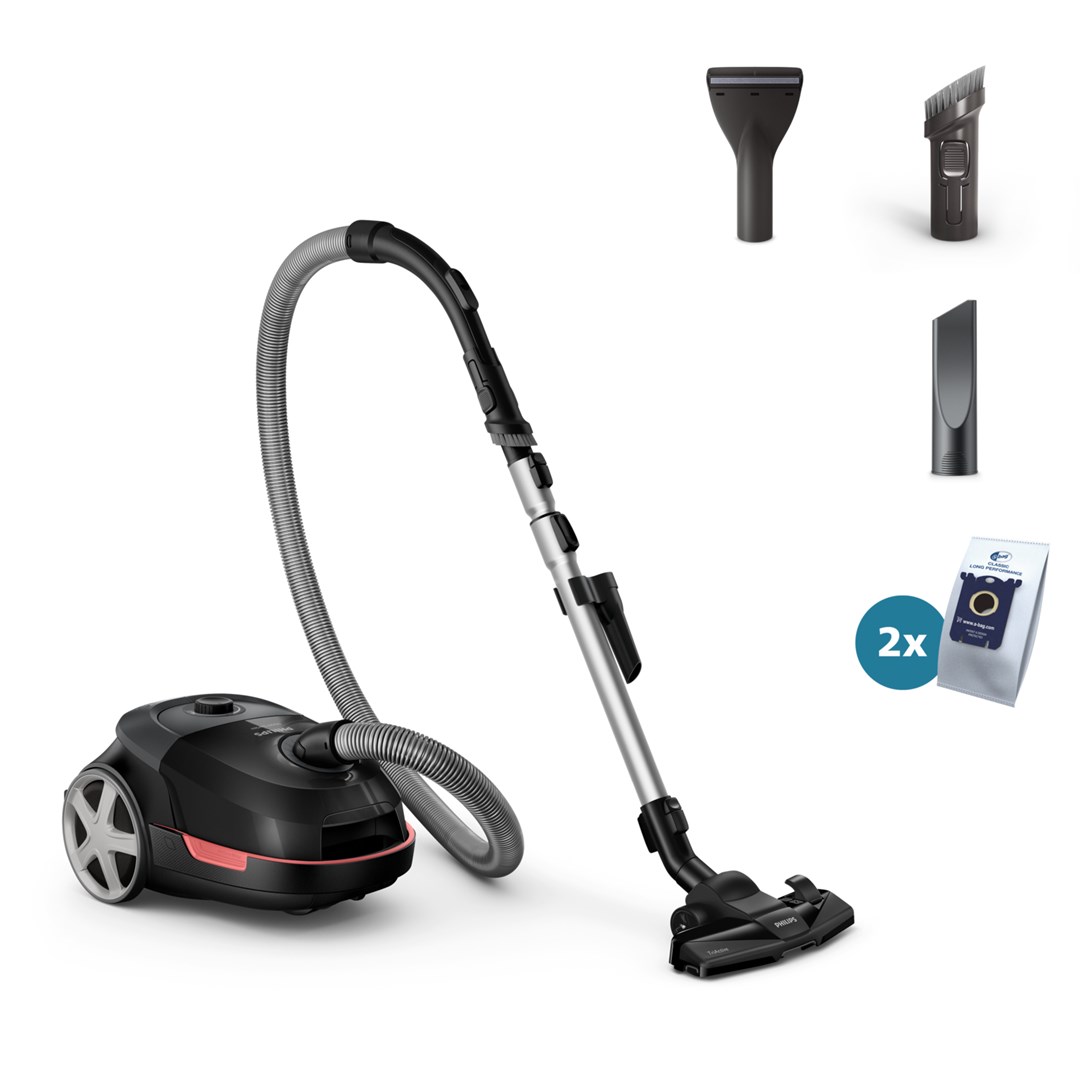 Usisavač s vrećicom PHILIPS Performer Silent XD5123/10, 900W, 4L