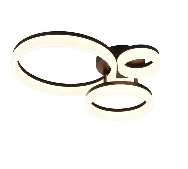 Stropna svjetiljka TRIO SCOPE LED 34W 4000lm 3000K crna