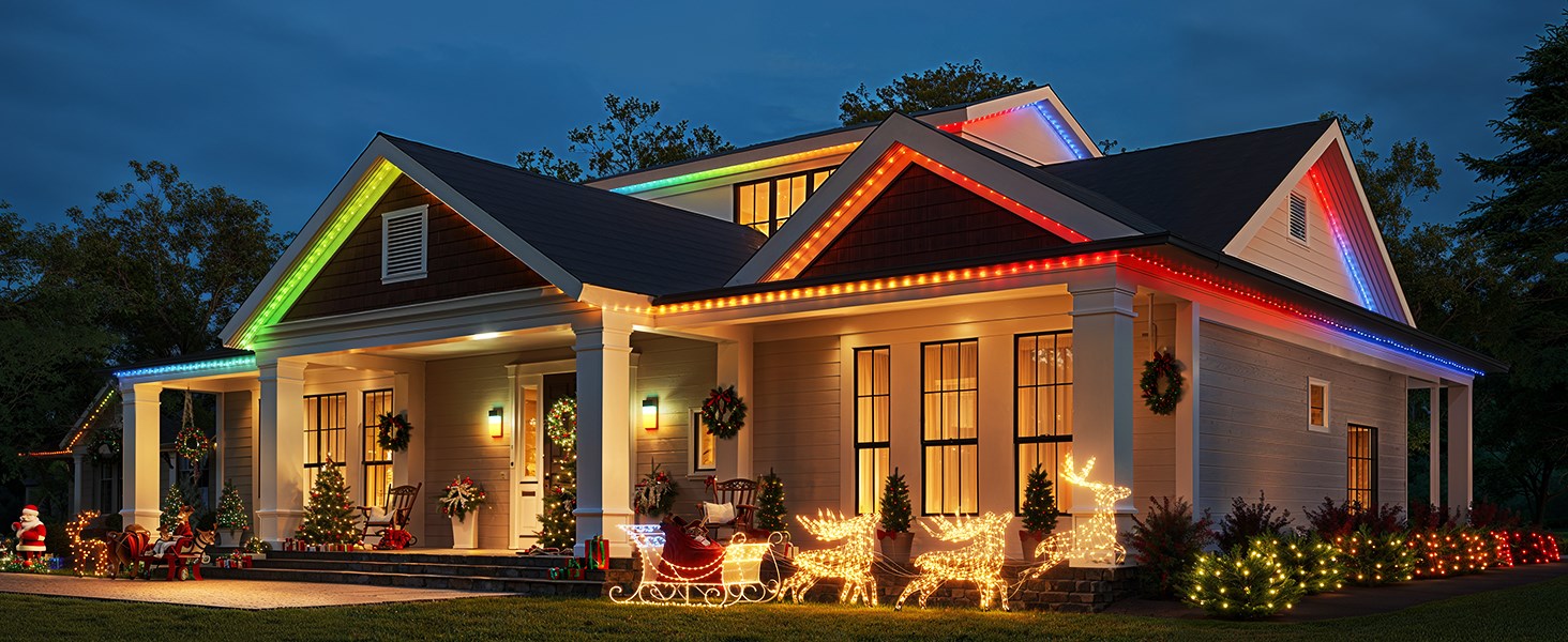 Pametna vanjska rasvjeta GOVEE String Lights 2S, 20m, RGBIC, Wi-Fi, Bluetooth