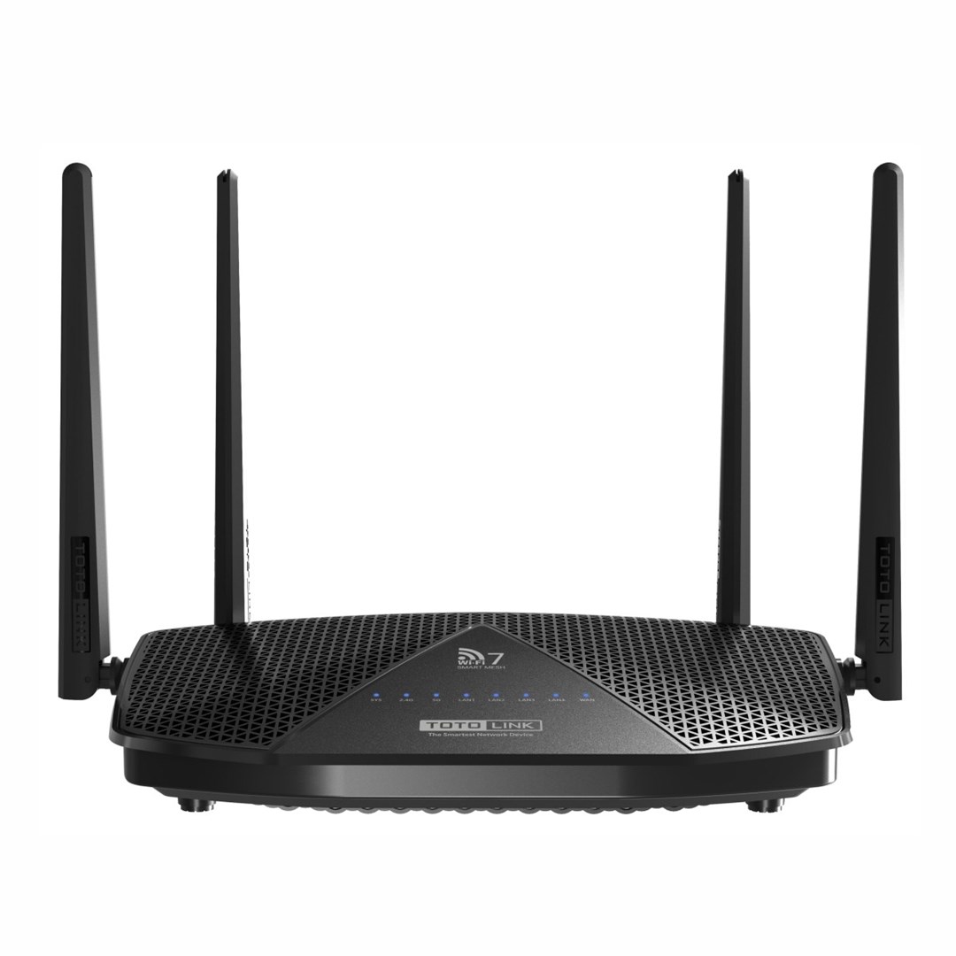 Wi-Fi Router TOTOLINK BE5100R, Wi-Fi 7, BE5100, Dual-Band, 1x 2.5G WAN, 4x 1G LAN-0