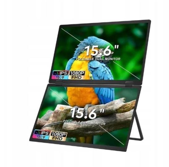 Prijenosni monitor za laptop EXTRALINK Smart Life T01 (2x 15.6" Full HD IPS)-0