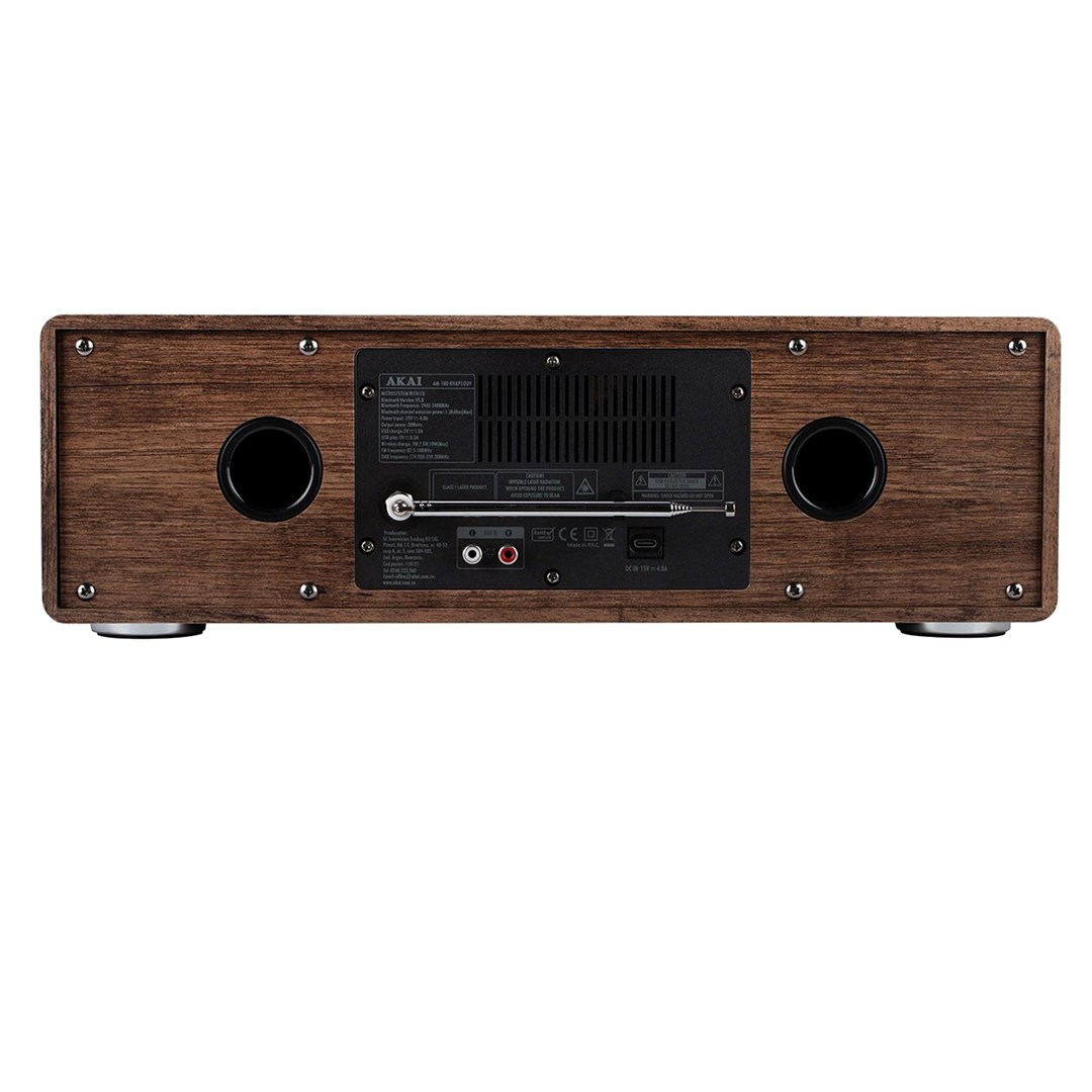 Mini linija AKAI AM-100 Rhapsody (100W, Bluetooth, CD, USB)-2