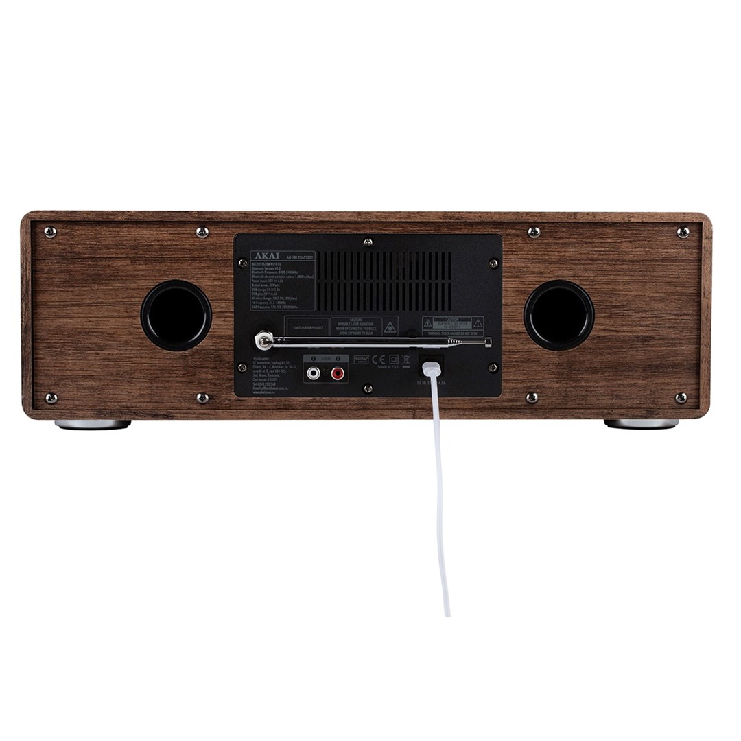 Mini linija AKAI AM-100 Rhapsody (100W, Bluetooth, CD, USB)-3