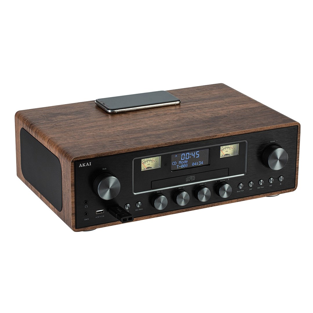 Mini linija AKAI AM-100 Rhapsody (100W, Bluetooth, CD, USB)-1