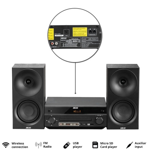 Stereo pojačalo AKAI AM-301B crno-3