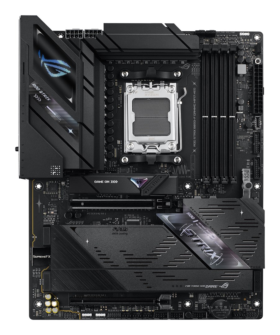 Matična ploča ASUS ROG STRIX B850-F GAMING WIFI (AM5, ATX, DDR5, PCIe 5.0, Wi-Fi 7)