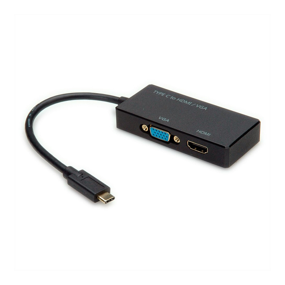 Adapter VALUE USB-C na HDMI / VGA, 4K