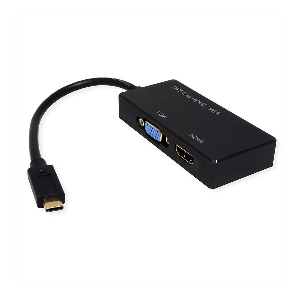 Adapter VALUE USB-C na HDMI / VGA, 4K-1