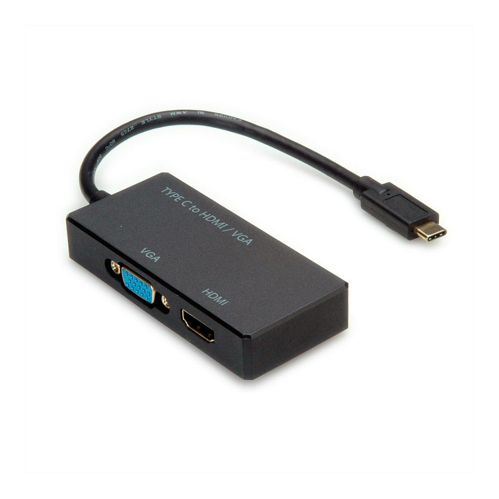 Adapter VALUE USB-C na HDMI / VGA, 4K-2