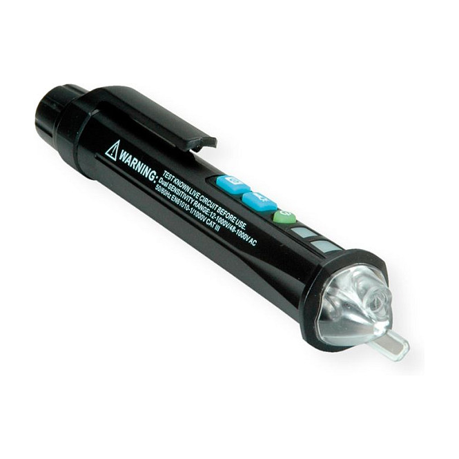 Beskontaktni ispitivač napona VALUE s LED svjetiljkom, 12-1000V AC-1